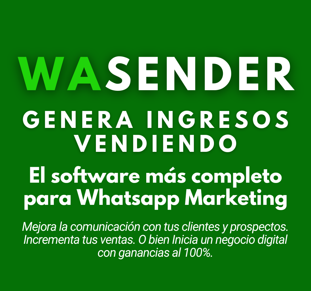 Wasender Plus El Mejor Software De Marketing Para Whatsapp